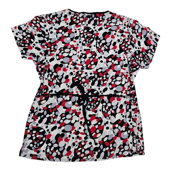 Scrub Tops Size Large Mixed Brands Colorful Angels Polka Dot - Picture 7 of 9